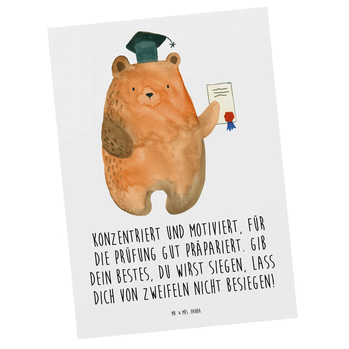 Postkarte Prüfungen bestehen