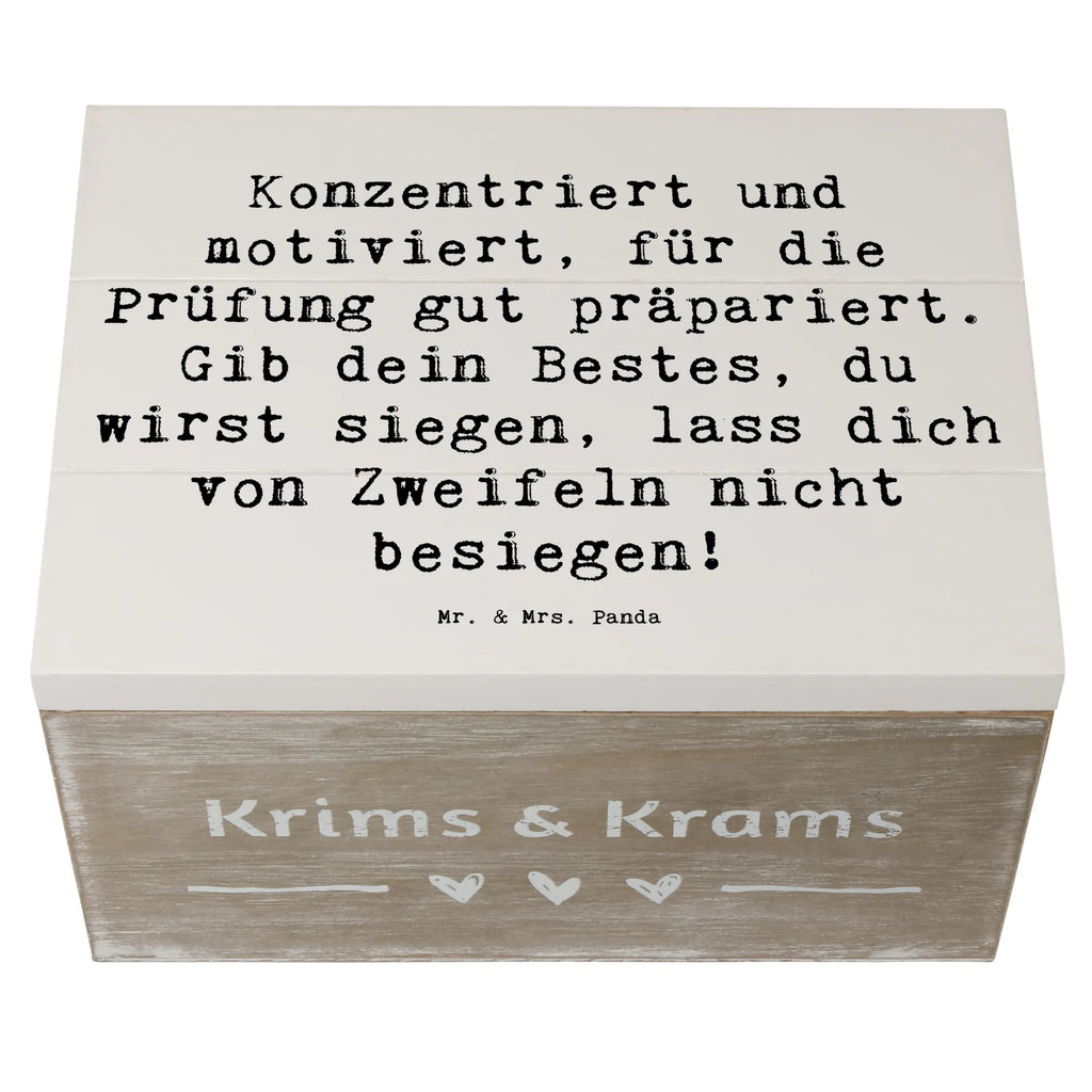 Holzkiste Spruch Prüfungen bestehen Schatzkiste, Geschenkdose, Erinnerungsbox, Kiste, Geschenkbox, Schatulle, Aufbewahrungsbox, Holzkiste, Truhe, Dekokiste, Erinnerungskiste, XXL