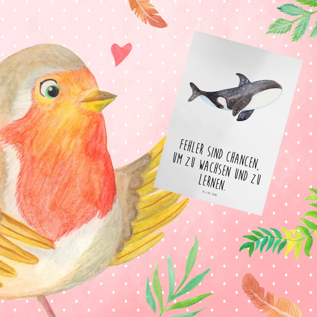 Greetings card Fehler sind Chancen, um zu wachsen und zu lernen. Einladungskarte, Hochzeitskarte, Ansichtskarten, Klappkarte, Karte, Glückwunschkarte, Geburtstagskarte, Grußkarte