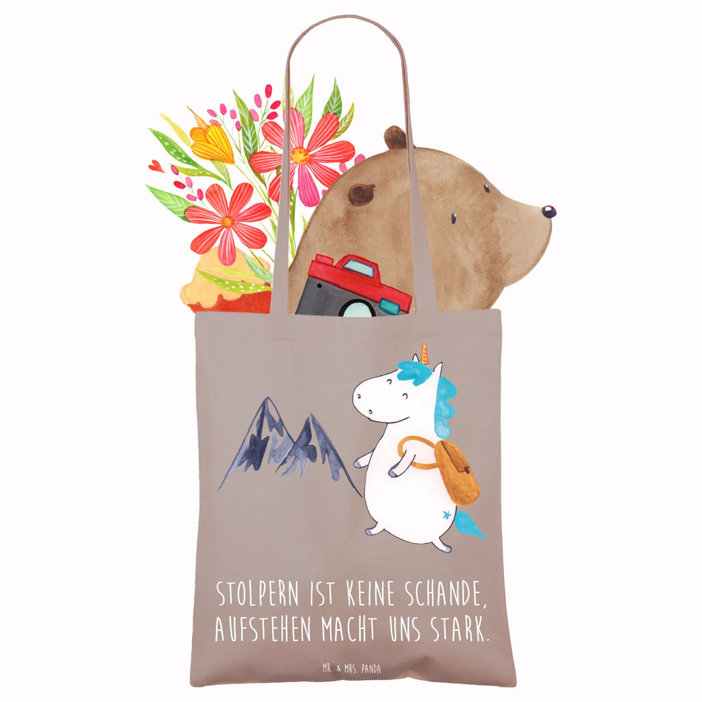 Tote bag Stolpern ist keine Schande, aufstehen macht uns stark. Tragetasche, Stoffbeutel, Beuteltasche, Laptoptasche, Badetasche, Einkaufstüte, Beutel, Jutebeutel, Shopper, Einkaufstasche, Umhängetasche, Jutetasche, Stofftasche, Schultertasche, Tasche, Strandtasche