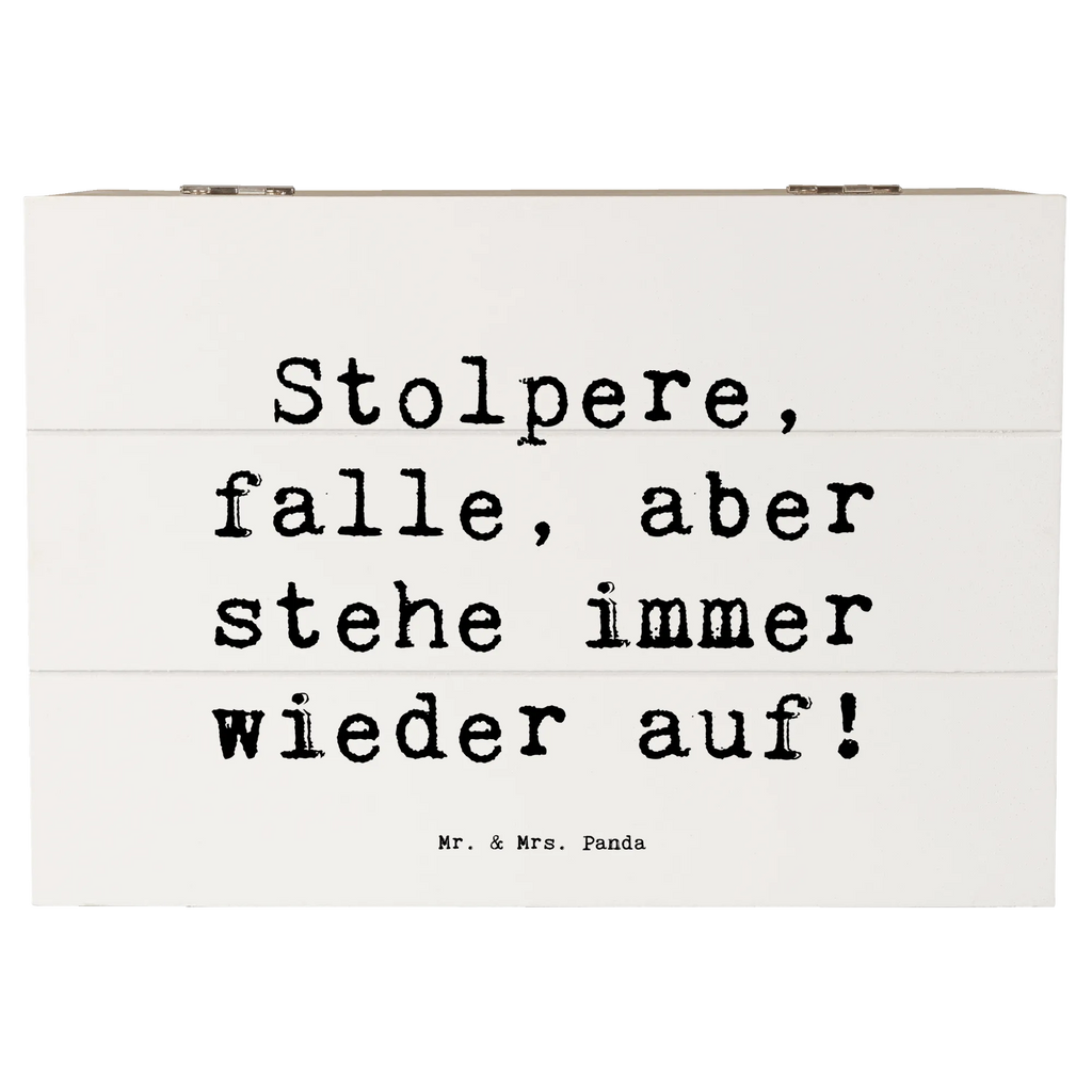 Holzkiste Spruch Fehler machen und daraus lernen Dekokiste, Geschenkdose, Kiste, Aufbewahrungsbox, Geschenkbox, Erinnerungskiste, Holzkiste, XXL, Schatzkiste, Schatulle, Truhe, Erinnerungsbox