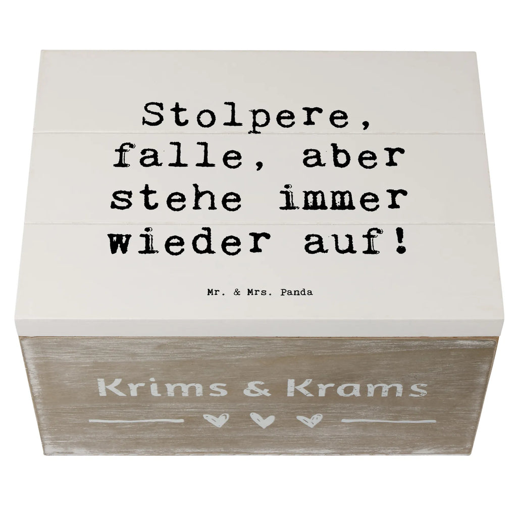 Holzkiste Spruch Fehler machen und daraus lernen Dekokiste, Geschenkdose, Kiste, Aufbewahrungsbox, Geschenkbox, Erinnerungskiste, Holzkiste, XXL, Schatzkiste, Schatulle, Truhe, Erinnerungsbox