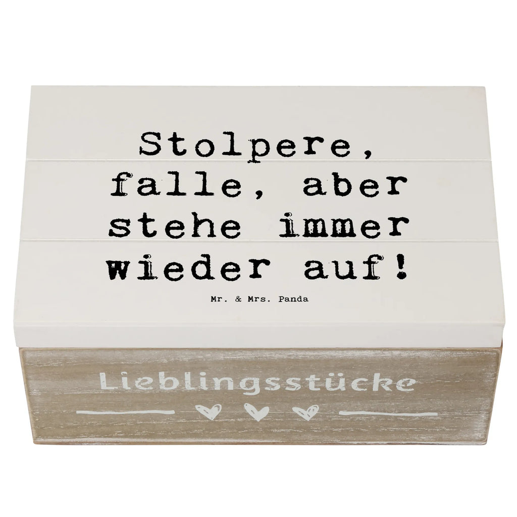 Holzkiste Spruch Fehler machen und daraus lernen Dekokiste, Geschenkdose, Kiste, Aufbewahrungsbox, Geschenkbox, Erinnerungskiste, Holzkiste, XXL, Schatzkiste, Schatulle, Truhe, Erinnerungsbox