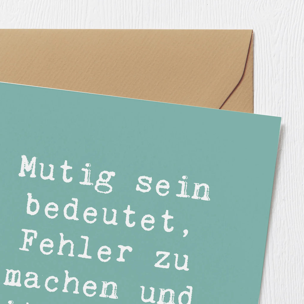 Deluxe Karte Spruch Fehler machen Lernen Klappkarte, anlasskarte, doppelkarte, Glückwunschkarte, Grußkarte, faltkarte, shopify, schöne sprüche, liebe, freude, lebensweisheiten, alltag verschönern, spruch kollektion, geschenkideen, Einzigartig, mr and mrs panda, sprüche, Kreativ, Dekoration, nachhaltige geschenke, zitate, glück, sprüche sammlung, motivation, wanddeko, inspiration, wohnaccessoires, Lächeln