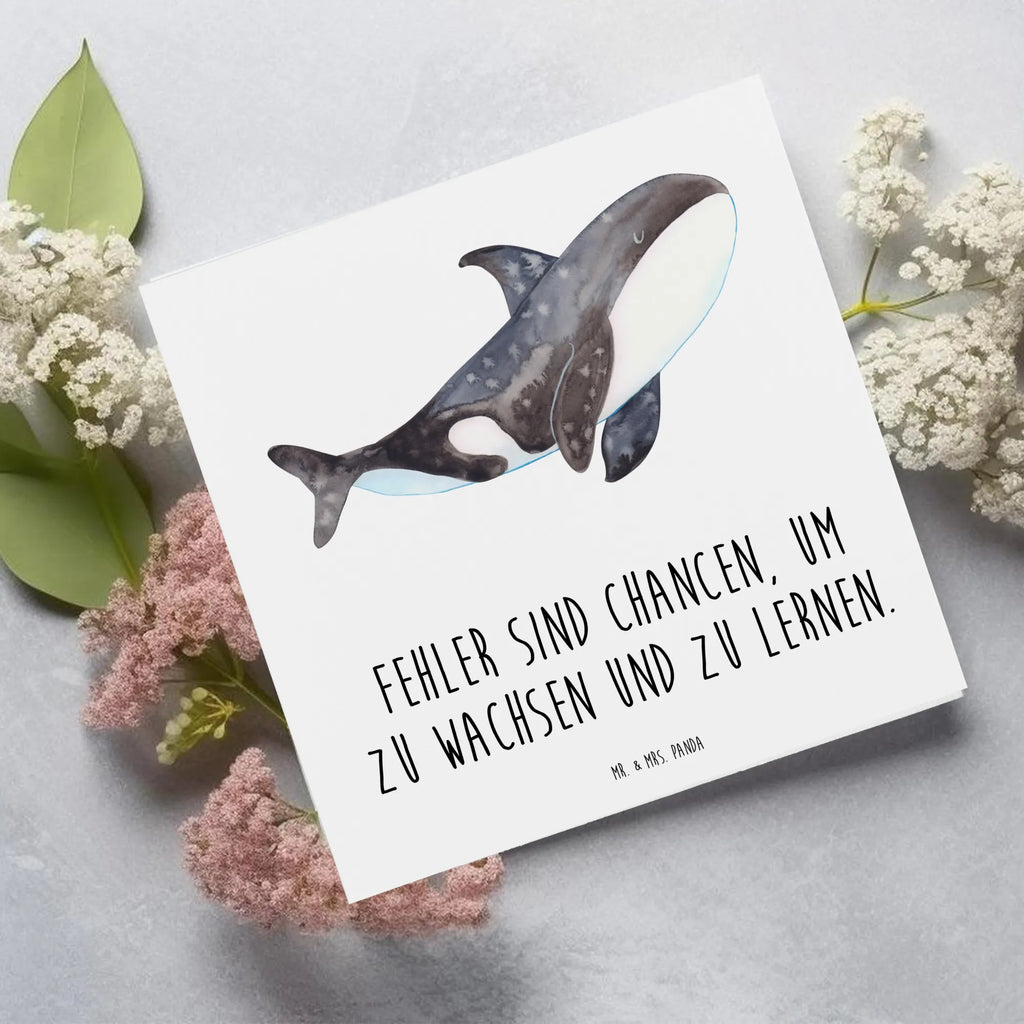 Deluxe Card Fehler sind Chancen, um zu wachsen und zu lernen. Hochzeitskarte, Karte, Grußkarte, Glückwunschkarte, Hochwertige Klappkarte, Geburtstagskarte, Hochwertige Grußkarte, Einladungskarte, Klappkarte