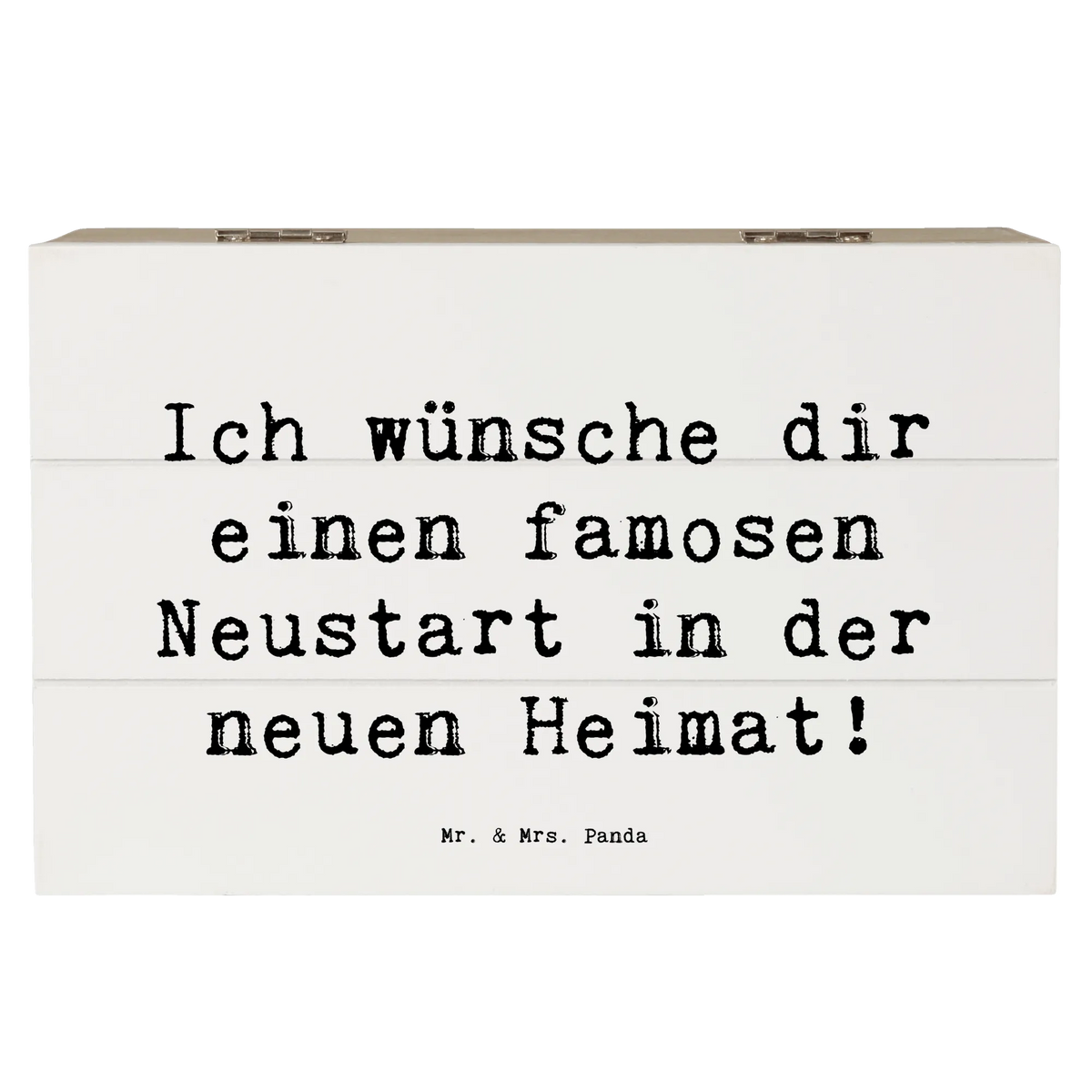 Wooden chest Saying Ich wünsche dir einen famosen Neustart in der neuen Heimat! Geschenkbox, Erinnerungsbox, Schatulle, Holzbox, erinnerungsbox holz, fotokiste, Holzkiste, schatzkiste holz, schatztruhe, holzkästchen, Kiste mit Deckel, aufbewahrungskiste mit deckel, Aufbewahrungsbox aus Holz, geschenkkiste, Holztruhe, Aufbewahrungskiste, Aufbewahrungstruhe, Box aus Holz, fotobox, Truhe, Aufbewahrungsbox Holz, truhe holz, schmuckbox, Box, Holzbox mit Deckel, holzschachtel, schmucktruhe, Holzkiste mit Deckel, geschenkbox holz, geschenkbox mit deckel, holzschatulle, kiste holz, truhe mit deckel, Holz Aufbewahrungsbox, Kiste, schmuckkiste, Schatzkiste, Erinnerungskiste, box holz, wanddeko, Dekoration, sprüche, zitate, spruch kollektion, inspiration, motivation, lebensweisheiten, geschenkideen, wohnaccessoires, sprüche sammlung, schöne sprüche, glück, liebe, freude, Lächeln, alltag verschönern, nachhaltige geschenke, Kreativ, Einzigartig, shopify, mr and mrs panda
