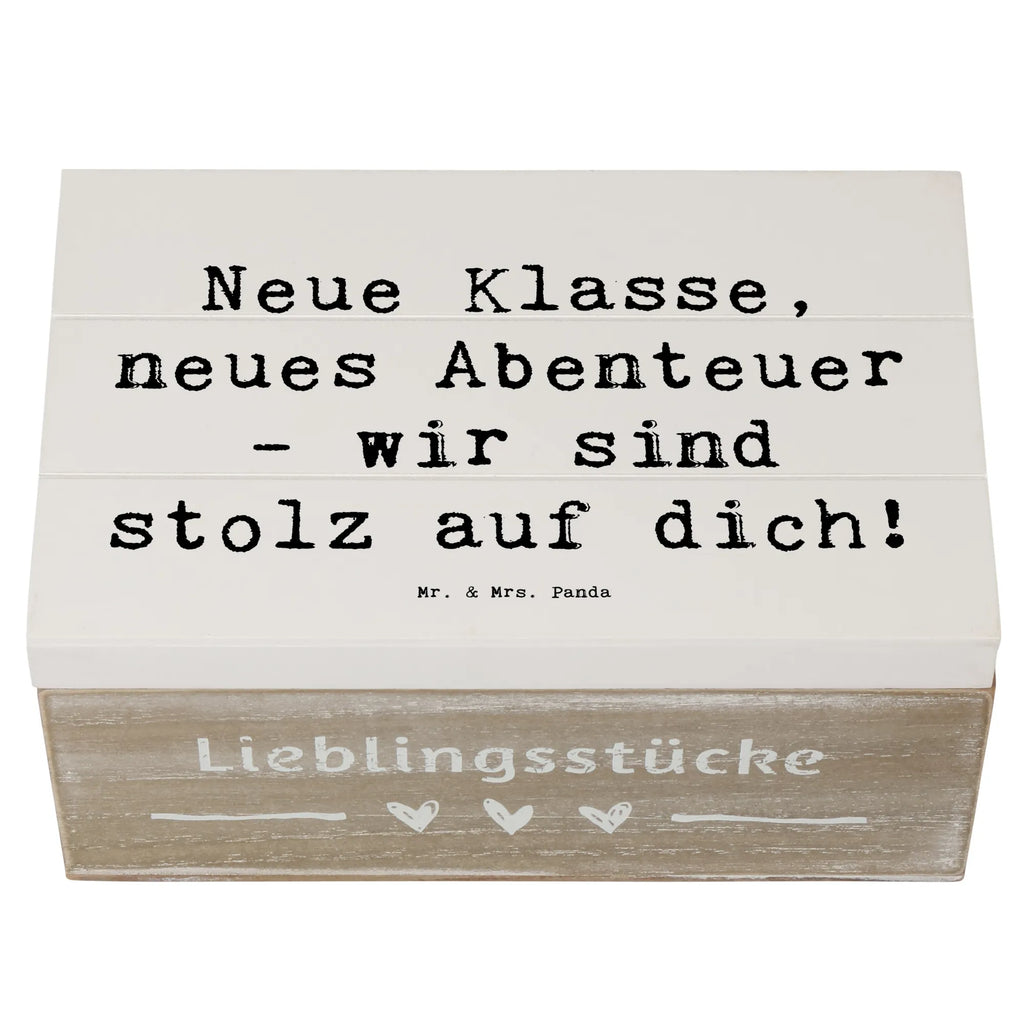 Holzkiste Spruch Erster Schultag Abenteuer Holzkiste, Truhe, Erinnerungsbox, Kiste, Schatulle, Erinnerungskiste, Dekokiste, Geschenkdose, XXL, Aufbewahrungsbox, Geschenkbox, Schatzkiste