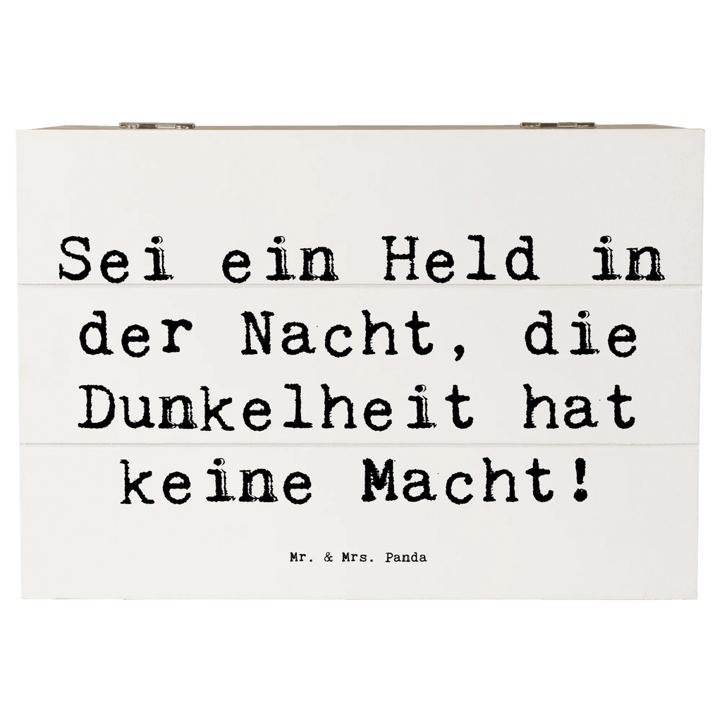 Holzkiste Spruch Angst vor Dunkelheit überwinden Erinnerungskiste, Geschenkdose, Aufbewahrungsbox, Kiste, Erinnerungsbox, Holzkiste, Schatzkiste, Truhe, Geschenkbox, XXL, Schatulle, Dekokiste