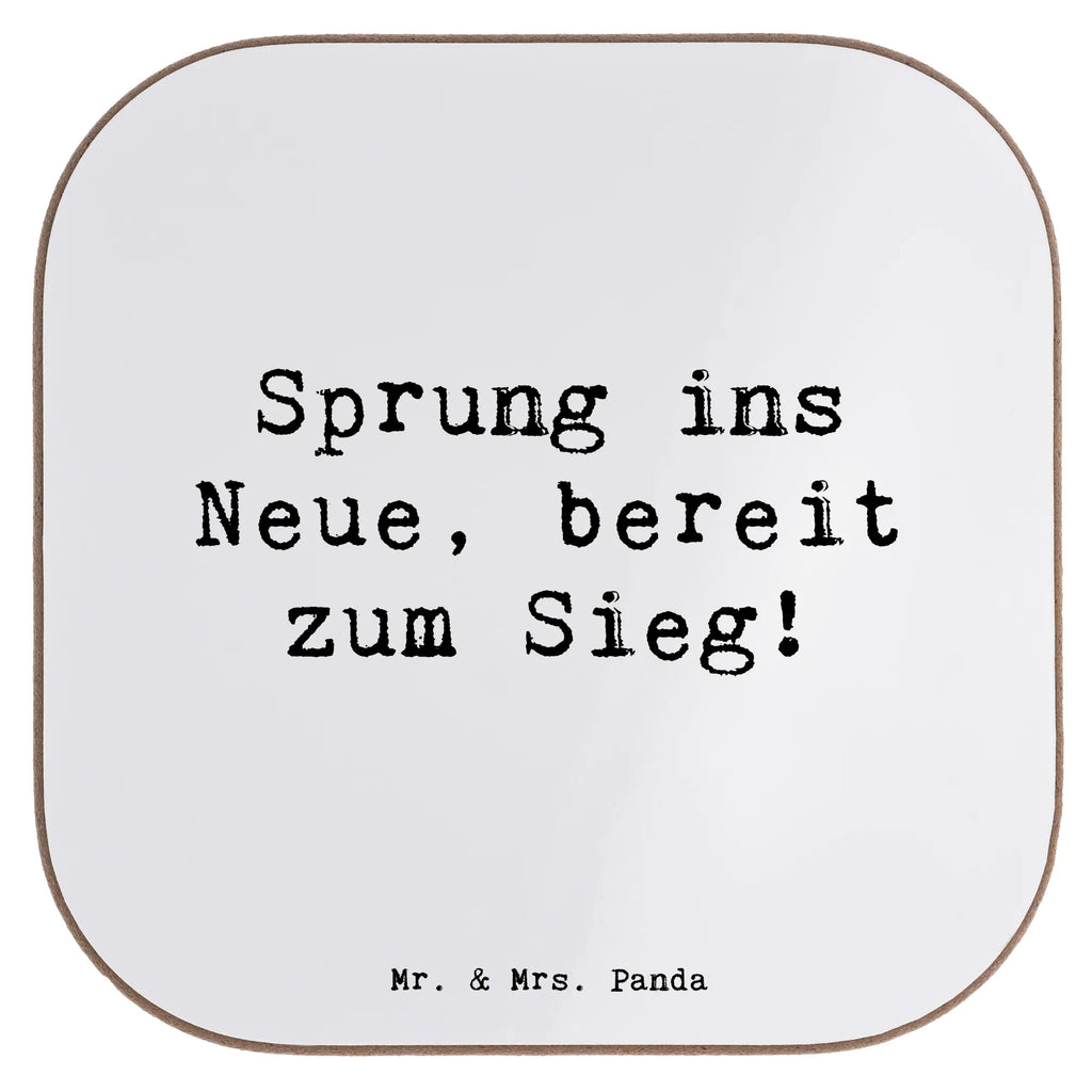 Square coaster Saying Sprung ins Neue, bereit zum Sieg! Getränkeuntersetzer, Glasuntersetzer, Bierdeckel, Untersetzer, Holzuntersetzer, Untersetzer Holz, Tassen Untersetzer, Untersetzer für Gläser, Korkuntersetzer, Untersetzer Gläser, Untersetzer Design, Untersetzer aus Holz