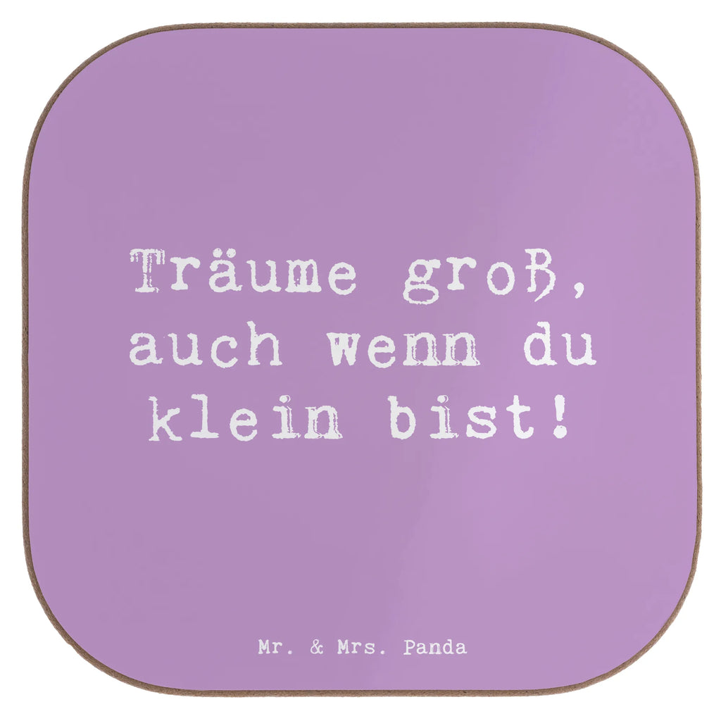 Square coaster Saying Träume groß, auch wenn du klein bist! Tassen Untersetzer, Korkuntersetzer, Getränkeuntersetzer, Untersetzer Gläser, Bierdeckel, Holzuntersetzer, Untersetzer für Gläser, Untersetzer Design, Glasuntersetzer, Untersetzer, Untersetzer aus Holz, Untersetzer Holz