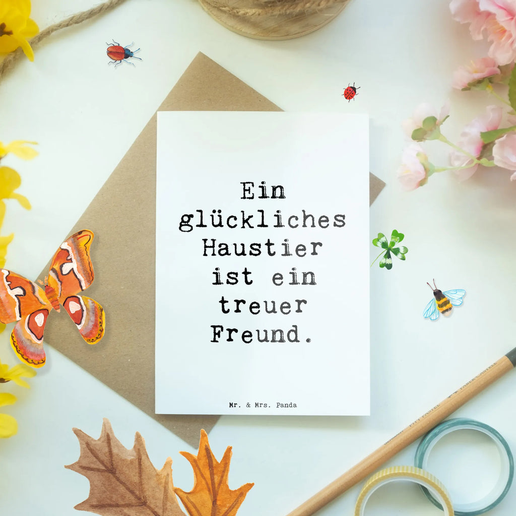 Grußkarte Spruch Haustiere pflegen Hochzeitskarte, Klappkarte, Karte, Einladungskarte, Ansichtskarten, Grußkarte, Geburtstagskarte, Glückwunschkarte