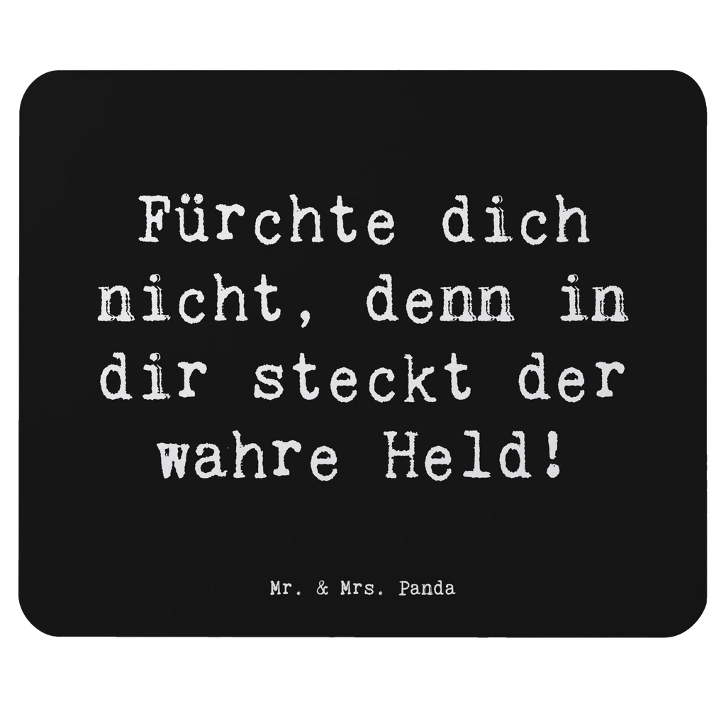 Mouse mat Saying Fürchte dich nicht, denn in dir steckt der wahre Held! Mauspad Büro, PC Zubehör, Einzigartiges Mauspad, Mousepad, Büroausstattung, Computer zubehör, Designer Mauspad, Mauspad, Arbeitszimmer, Mausunterlage