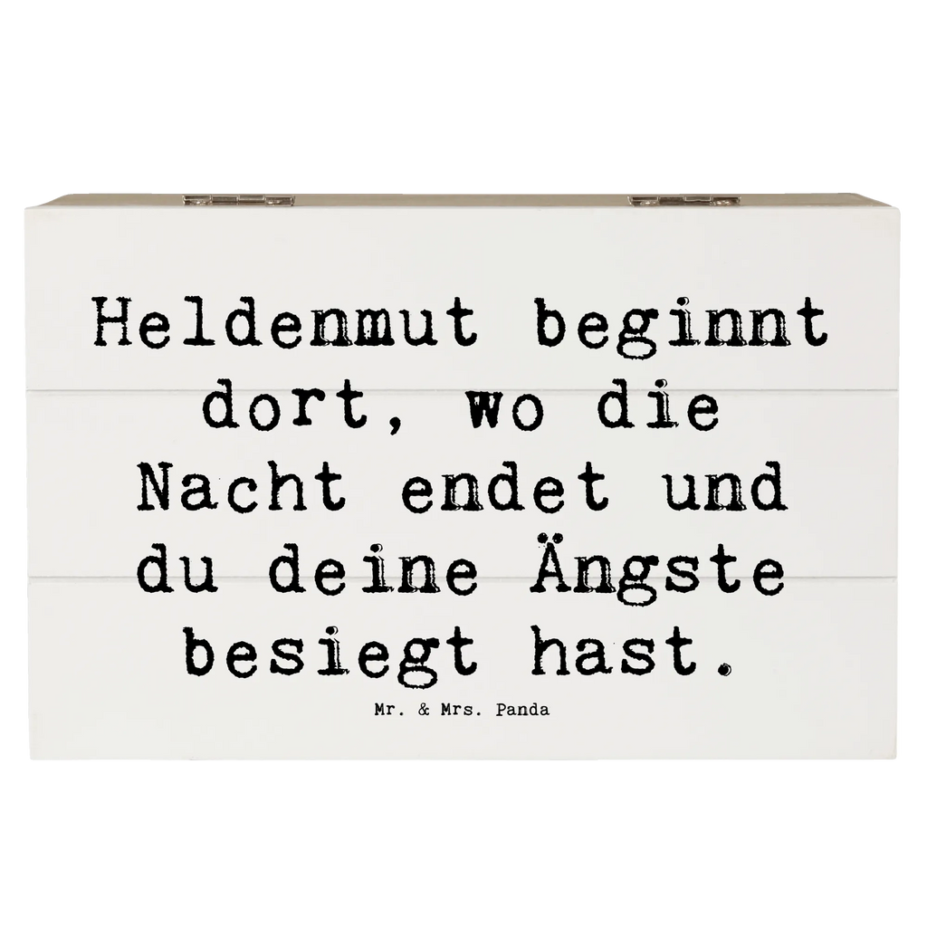 Wooden chest Saying Heldenmut beginnt dort, wo die Nacht endet und du deine Ängste besiegt hast. holzkisten, Erinnerungsbox, Geschenkbox, box aus holz, Schatzkiste, schmuckkästchen, holzboxen, erinnerungsbox baby, ordnungsbox, aufbewahrungsbox aus holz, Aufbewahrungsbox, Schatulle, holztruhe, Truhe, deko box, holzbox mit deckel, holzkiste mit deckel, Holzkiste, aufbewahrungskiste, Dekokiste, Erinnerungskiste, holz aufbewahrungsbox, Kiste, erinnerungsbox hochzeit, holzbox, aufbewahrungsbox holz, dekorative holzkiste, einzigartig, sprüche, inspiration, mr and mrs panda, alltag verschönern, schöne sprüche, zitate, motivation, shopify, lächeln, glück, kreativ, lebensweisheiten, wohnaccessoires, freude, sprüche sammlung, spruch kollektion, geschenkideen, dekoration, liebe, nachhaltige geschenke, wanddeko