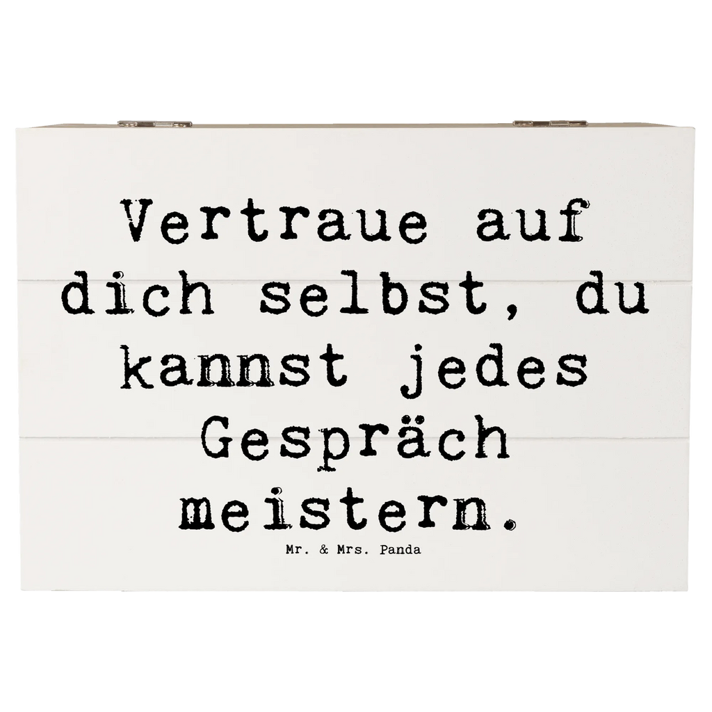 Holzkiste Spruch Ein schwieriges Gespräch führen Aufbewahrungsbox, Erinnerungskiste, Schatzkiste, XXL, Geschenkbox, Dekokiste, Geschenkdose, Schatulle, Erinnerungsbox, Kiste, Truhe, Holzkiste