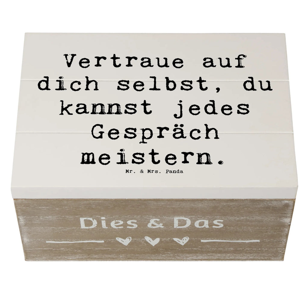 Holzkiste Spruch Ein schwieriges Gespräch führen Aufbewahrungsbox, Erinnerungskiste, Schatzkiste, XXL, Geschenkbox, Dekokiste, Geschenkdose, Schatulle, Erinnerungsbox, Kiste, Truhe, Holzkiste