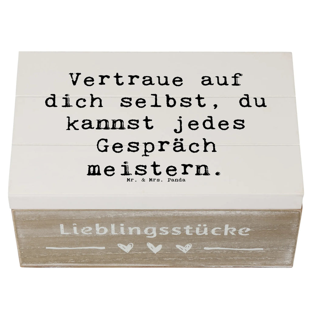 Holzkiste Spruch Ein schwieriges Gespräch führen Aufbewahrungsbox, Erinnerungskiste, Schatzkiste, XXL, Geschenkbox, Dekokiste, Geschenkdose, Schatulle, Erinnerungsbox, Kiste, Truhe, Holzkiste