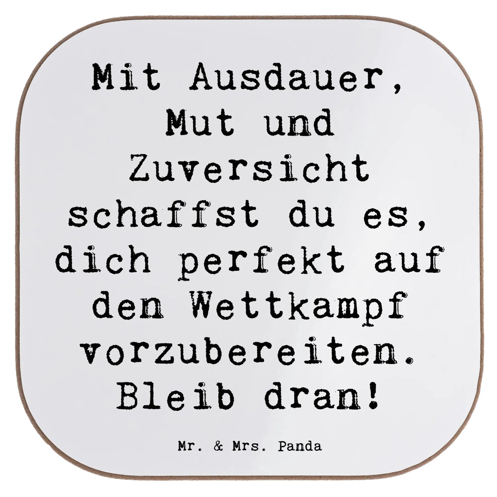 Square coaster Saying Mit Ausdauer, Mut und Zuversicht schaffst du es, dich perfekt auf den Wettkampf vorzubereiten. Bleib dran! Untersetzer, Untersetzer Design, Getränkeuntersetzer, Glasuntersetzer, Untersetzer aus Holz, Holzuntersetzer, Untersetzer Holz, Untersetzer Gläser, Bierdeckel, Untersetzer für Gläser, Korkuntersetzer, Tassen Untersetzer