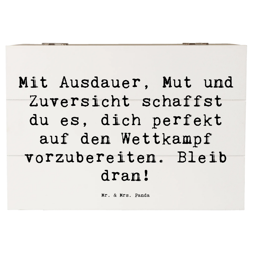 Holzkiste Spruch Wettkampfvorbereitung meistern Dekokiste, Schatzkiste, Erinnerungskiste, Geschenkbox, Geschenkdose, Holzkiste, Aufbewahrungsbox, XXL, Schatulle, Truhe, Erinnerungsbox, Kiste
