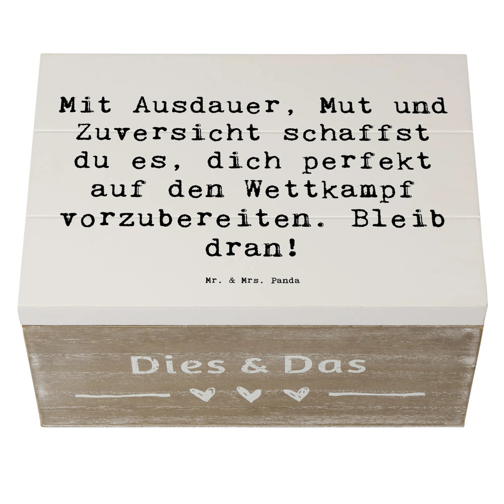 Holzkiste Spruch Wettkampfvorbereitung meistern Dekokiste, Schatzkiste, Erinnerungskiste, Geschenkbox, Geschenkdose, Holzkiste, Aufbewahrungsbox, XXL, Schatulle, Truhe, Erinnerungsbox, Kiste