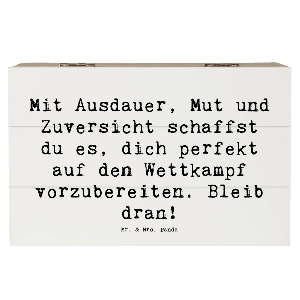 Holzkiste Spruch Wettkampfvorbereitung meistern Dekokiste, Schatzkiste, Erinnerungskiste, Geschenkbox, Geschenkdose, Holzkiste, Aufbewahrungsbox, XXL, Schatulle, Truhe, Erinnerungsbox, Kiste