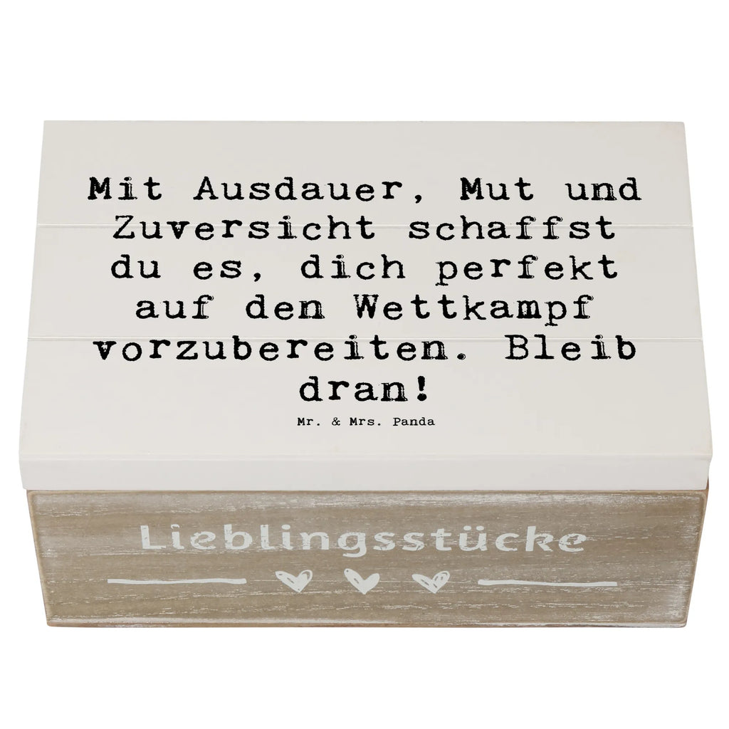 Holzkiste Spruch Wettkampfvorbereitung meistern Dekokiste, Schatzkiste, Erinnerungskiste, Geschenkbox, Geschenkdose, Holzkiste, Aufbewahrungsbox, XXL, Schatulle, Truhe, Erinnerungsbox, Kiste