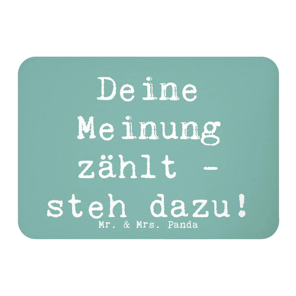 Magnet Spruch Mutig zu Meinungen Notiz Magnet, Pinnwandmagnet, Whiteboard Magnet, Dekomagnet, Kühlschrankmagnet, Souvenir Magnet, Motivmagnete, Kühlschrank Dekoration