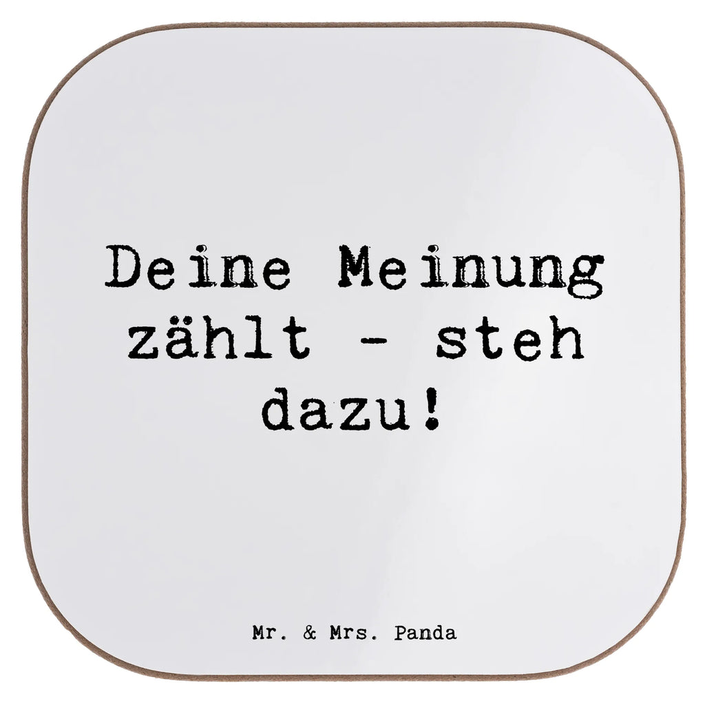 Square coaster Saying Deine Meinung zählt - steh dazu! Holzuntersetzer, Untersetzer Design, Getränkeuntersetzer, Tassen Untersetzer, Untersetzer für Gläser, Bierdeckel, Glasuntersetzer, Untersetzer Gläser, Korkuntersetzer, Untersetzer aus Holz, Untersetzer, Untersetzer Holz