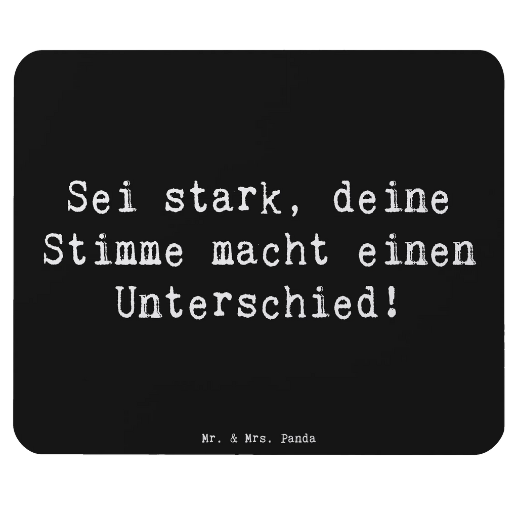 Mouse mat Saying Sei stark, deine Stimme macht einen Unterschied! Mausunterlage, Arbeitszimmer, Einzigartiges Mauspad, Mousepad, PC Zubehör, Mauspad, Mauspad Büro, Büroausstattung, Computer zubehör, Designer Mauspad