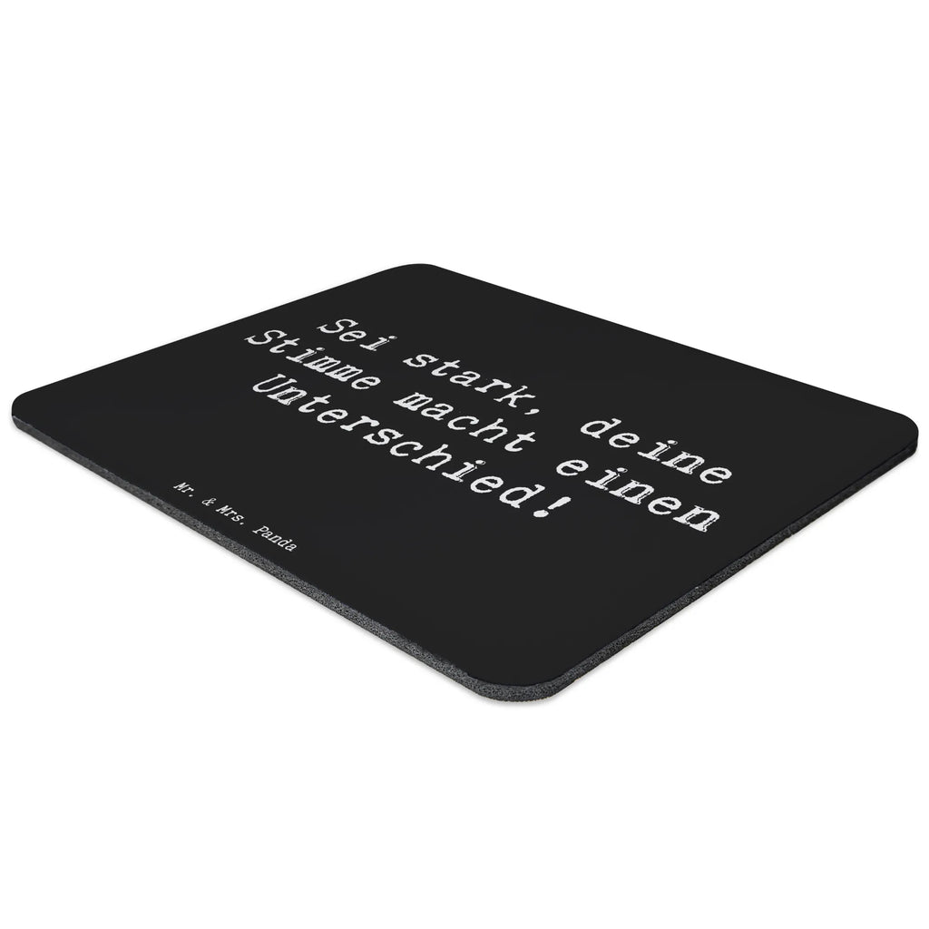 Mouse mat Saying Sei stark, deine Stimme macht einen Unterschied! Mausunterlage, Arbeitszimmer, Einzigartiges Mauspad, Mousepad, PC Zubehör, Mauspad, Mauspad Büro, Büroausstattung, Computer zubehör, Designer Mauspad