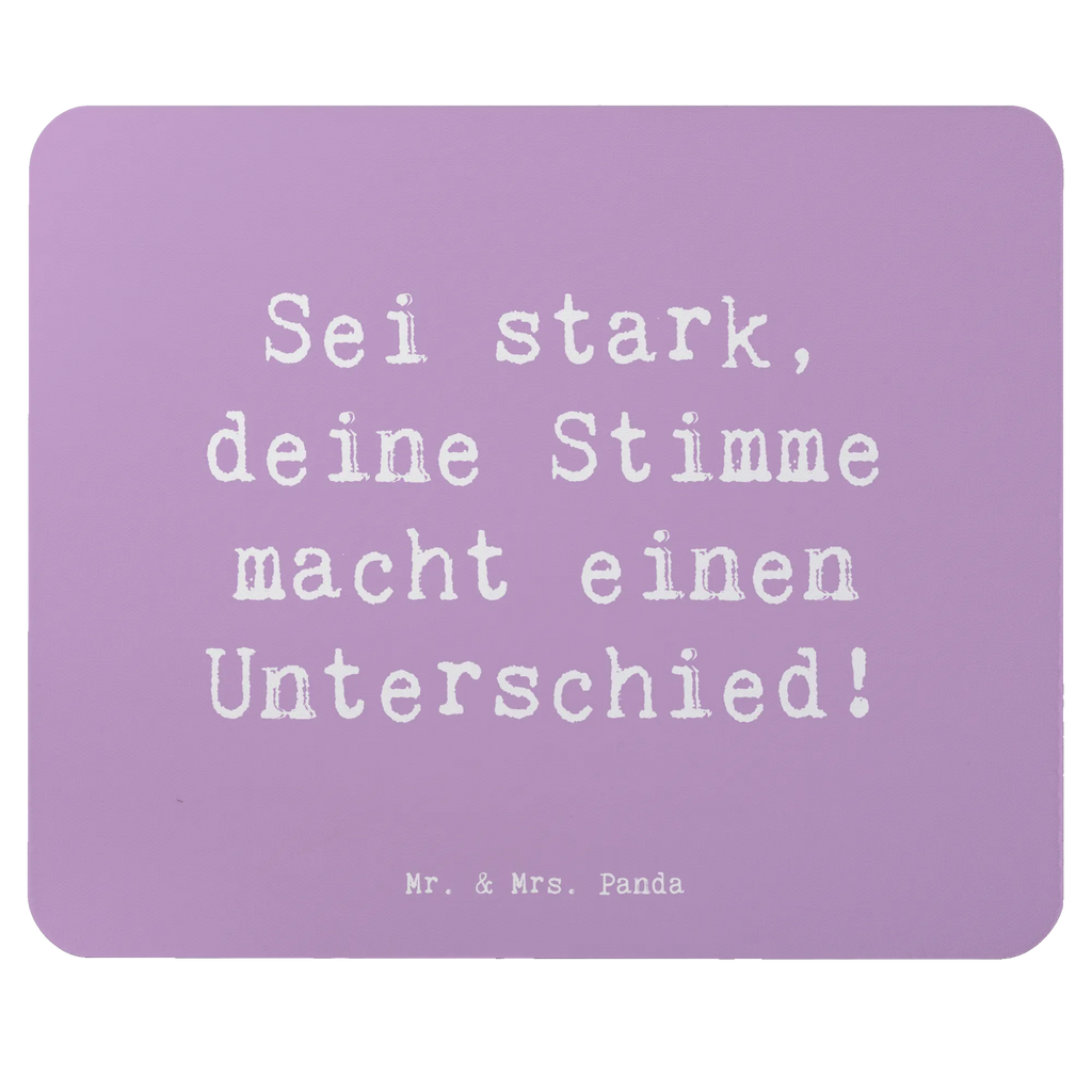 Mouse mat Saying Sei stark, deine Stimme macht einen Unterschied! Mausunterlage, Arbeitszimmer, Einzigartiges Mauspad, Mousepad, PC Zubehör, Mauspad, Mauspad Büro, Büroausstattung, Computer zubehör, Designer Mauspad