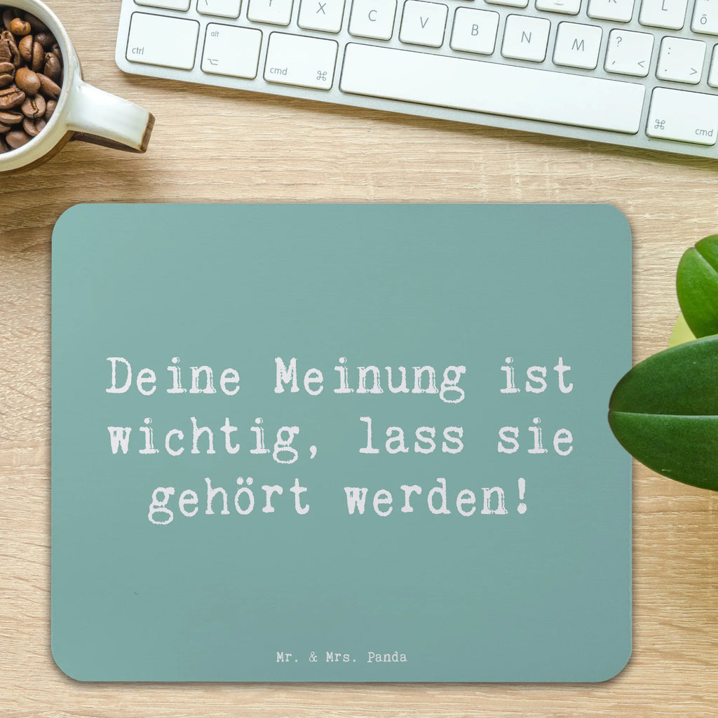 Mauspad Spruch Mutig zu seinen Meinungen stehen Arbeitszimmer, Mauspad Büro, Büroausstattung, Computer zubehör, Mauspad, Mausunterlage, Designer Mauspad, PC Zubehör, Mousepad, Einzigartiges Mauspad