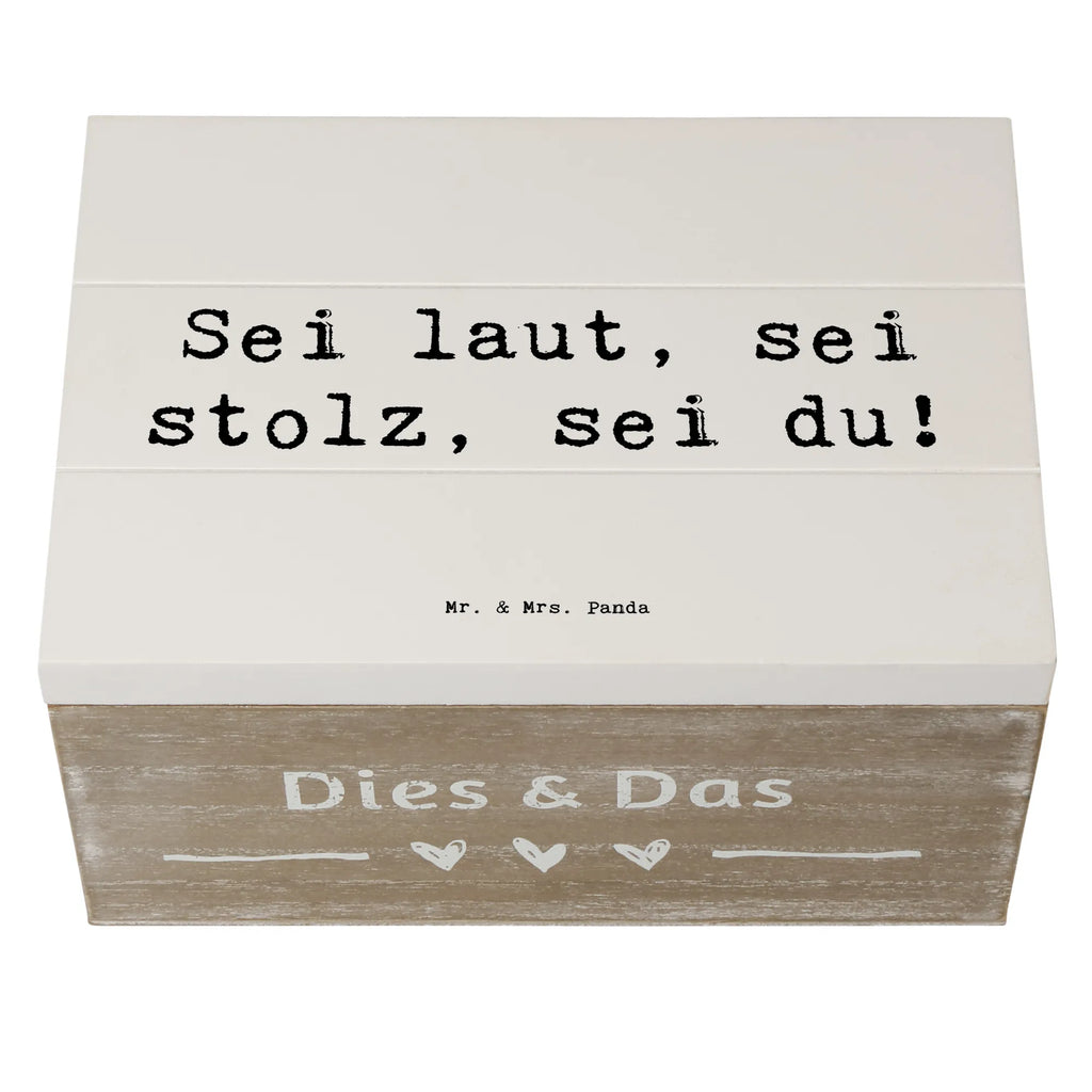 Holzkiste Spruch Sei du Mutig Erinnerungsbox, Schatulle, XXL, Dekokiste, Kiste, Schatzkiste, Aufbewahrungsbox, Holzkiste, Geschenkdose, Geschenkbox, Erinnerungskiste, Truhe