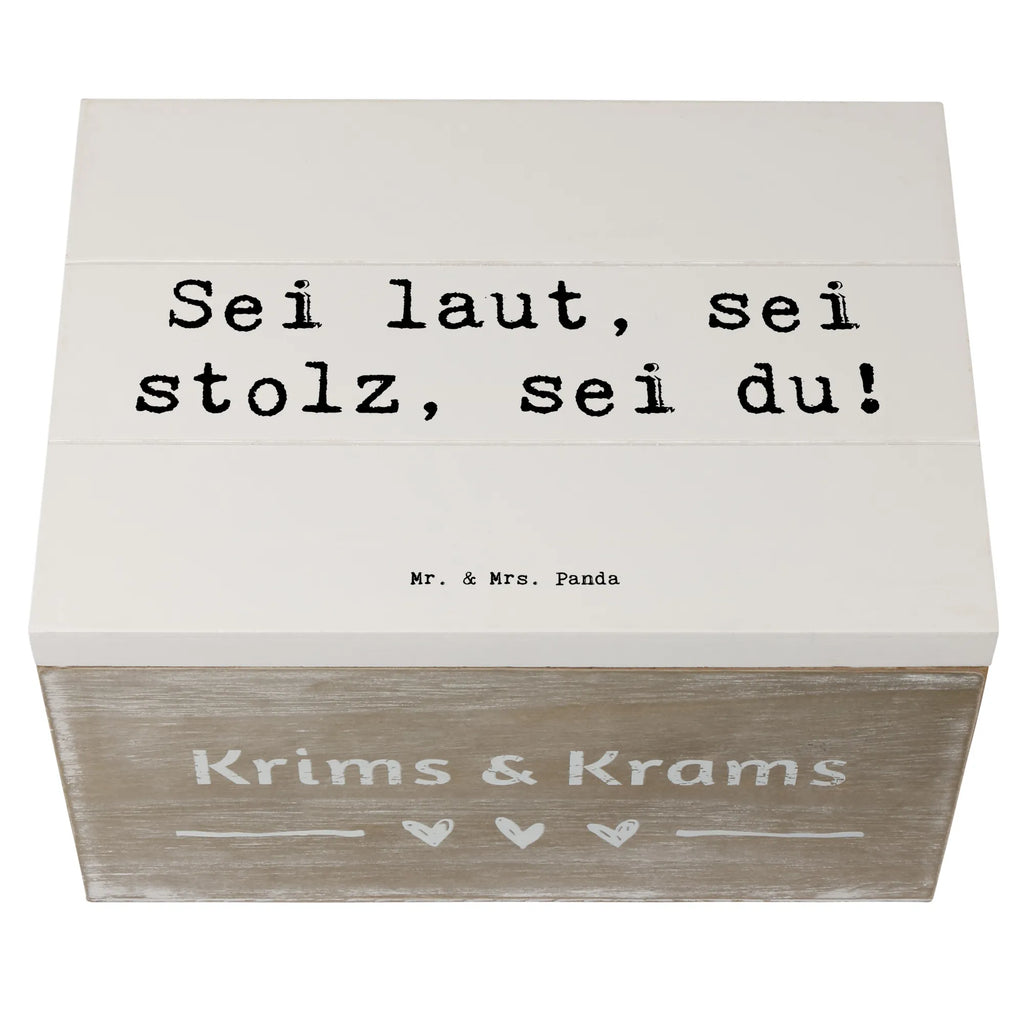 Holzkiste Spruch Sei du Mutig Erinnerungsbox, Schatulle, XXL, Dekokiste, Kiste, Schatzkiste, Aufbewahrungsbox, Holzkiste, Geschenkdose, Geschenkbox, Erinnerungskiste, Truhe