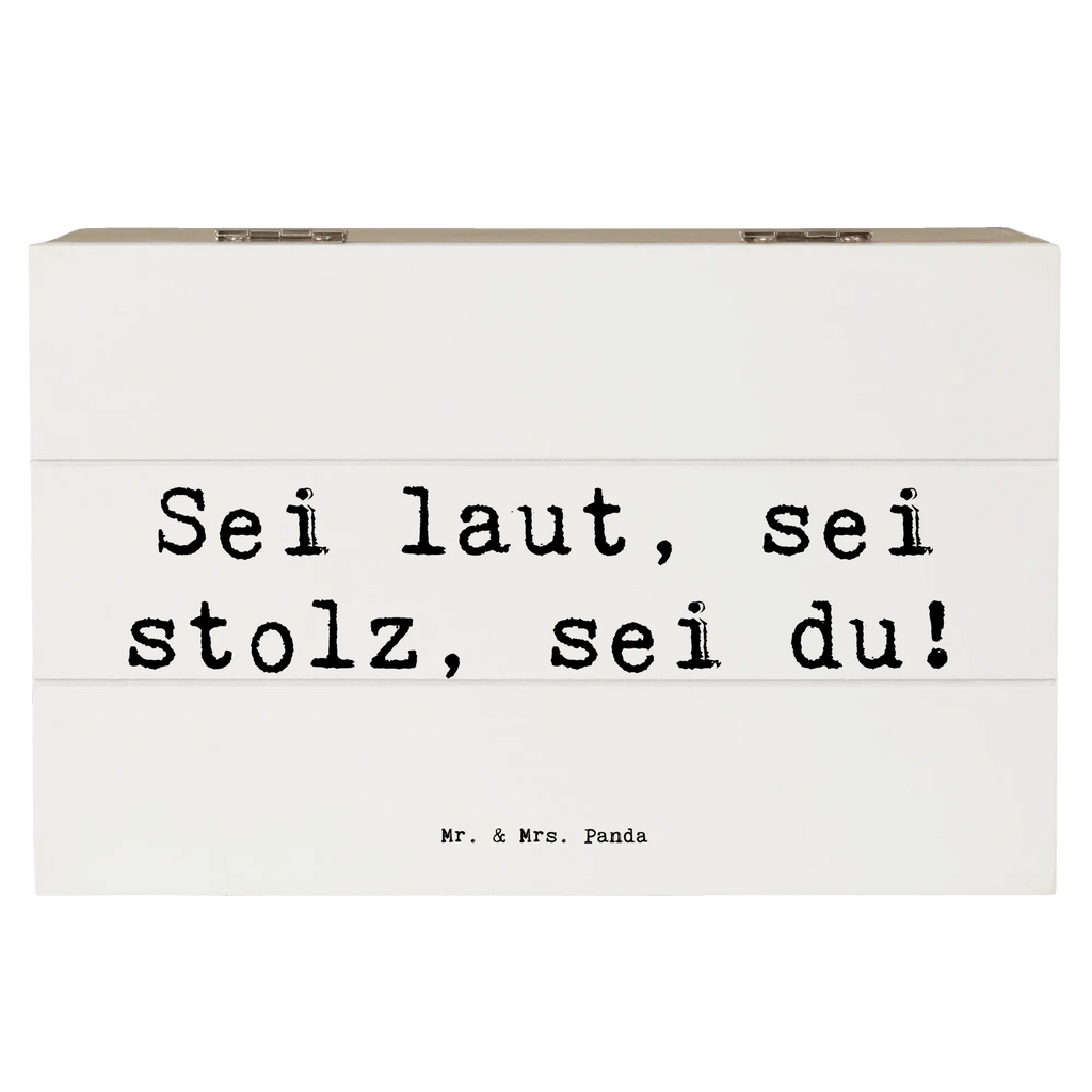 Holzkiste Spruch Sei du Mutig Erinnerungsbox, Schatulle, XXL, Dekokiste, Kiste, Schatzkiste, Aufbewahrungsbox, Holzkiste, Geschenkdose, Geschenkbox, Erinnerungskiste, Truhe