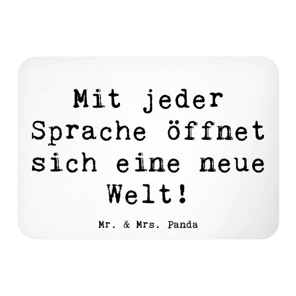 Magnet Saying Mit jeder Sprache öffnet sich eine neue Welt! Kühlschrank Dekoration, Motivmagnete, Souvenir Magnet, Notiz Magnet, Dekomagnet, Whiteboard Magnet, Pinnwandmagnet, Kühlschrankmagnet