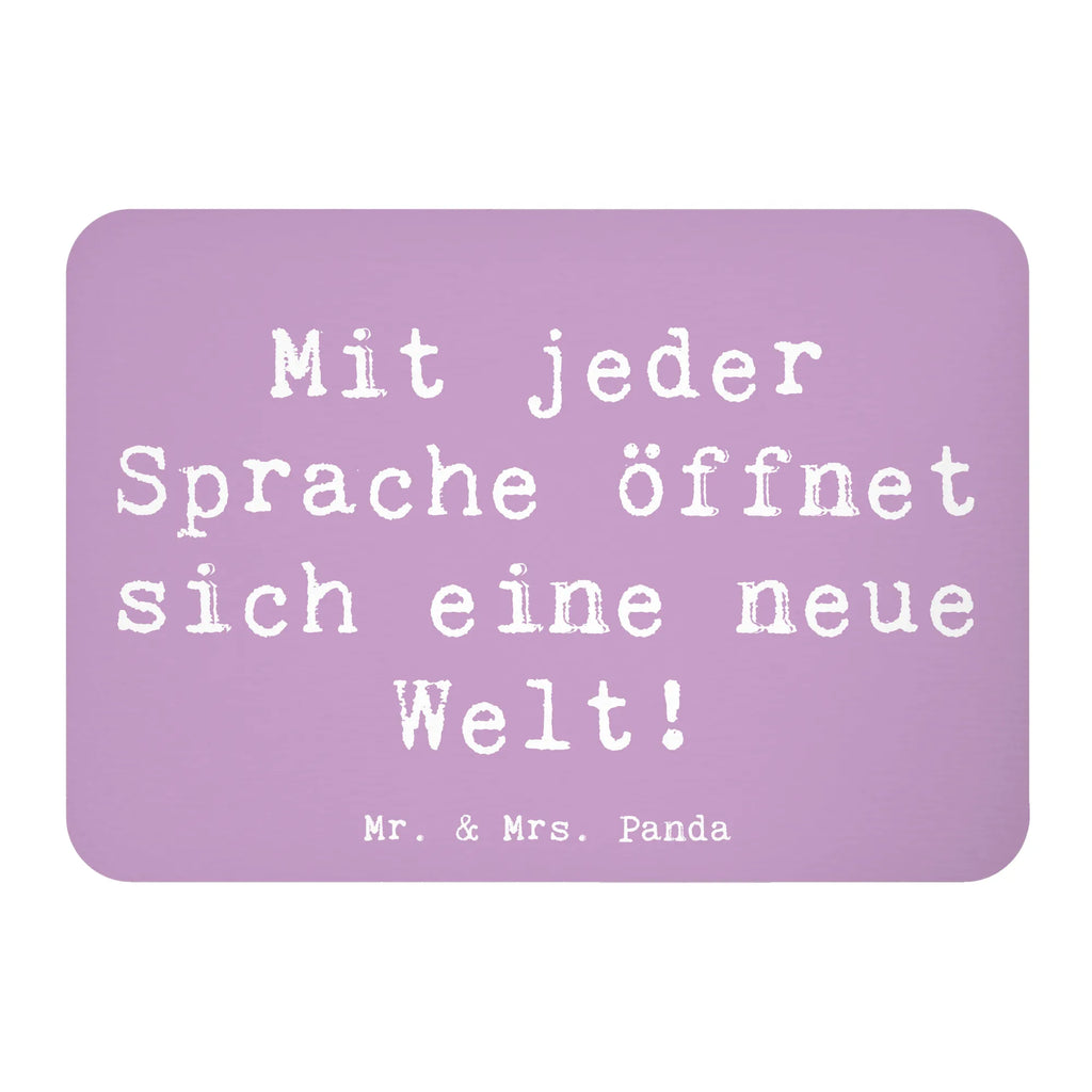 Magnet Saying Mit jeder Sprache öffnet sich eine neue Welt! Kühlschrank Dekoration, Motivmagnete, Souvenir Magnet, Notiz Magnet, Dekomagnet, Whiteboard Magnet, Pinnwandmagnet, Kühlschrankmagnet