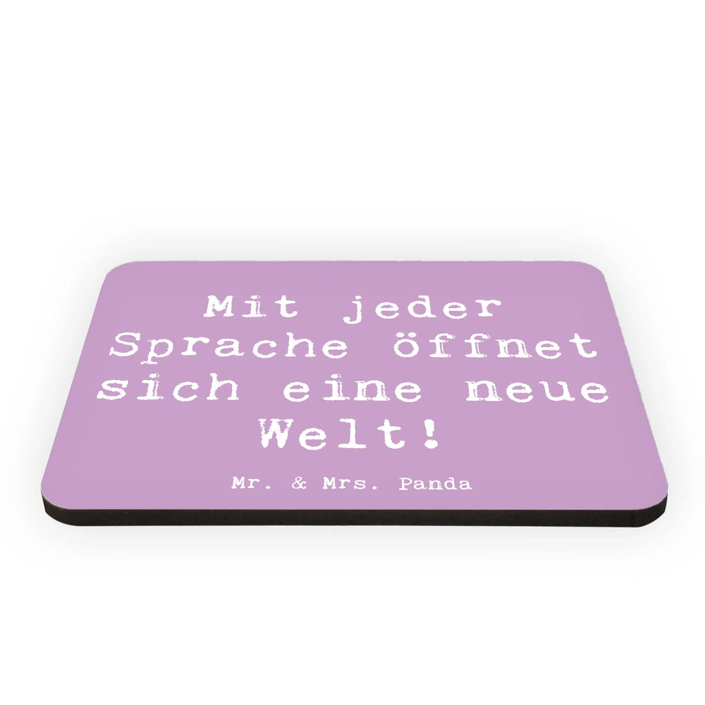 Magnet Saying Mit jeder Sprache öffnet sich eine neue Welt! Kühlschrank Dekoration, Motivmagnete, Souvenir Magnet, Notiz Magnet, Dekomagnet, Whiteboard Magnet, Pinnwandmagnet, Kühlschrankmagnet