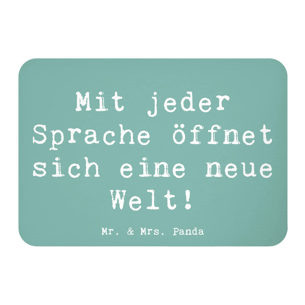 Magnet Saying Mit jeder Sprache öffnet sich eine neue Welt! Kühlschrank Dekoration, Motivmagnete, Souvenir Magnet, Notiz Magnet, Dekomagnet, Whiteboard Magnet, Pinnwandmagnet, Kühlschrankmagnet