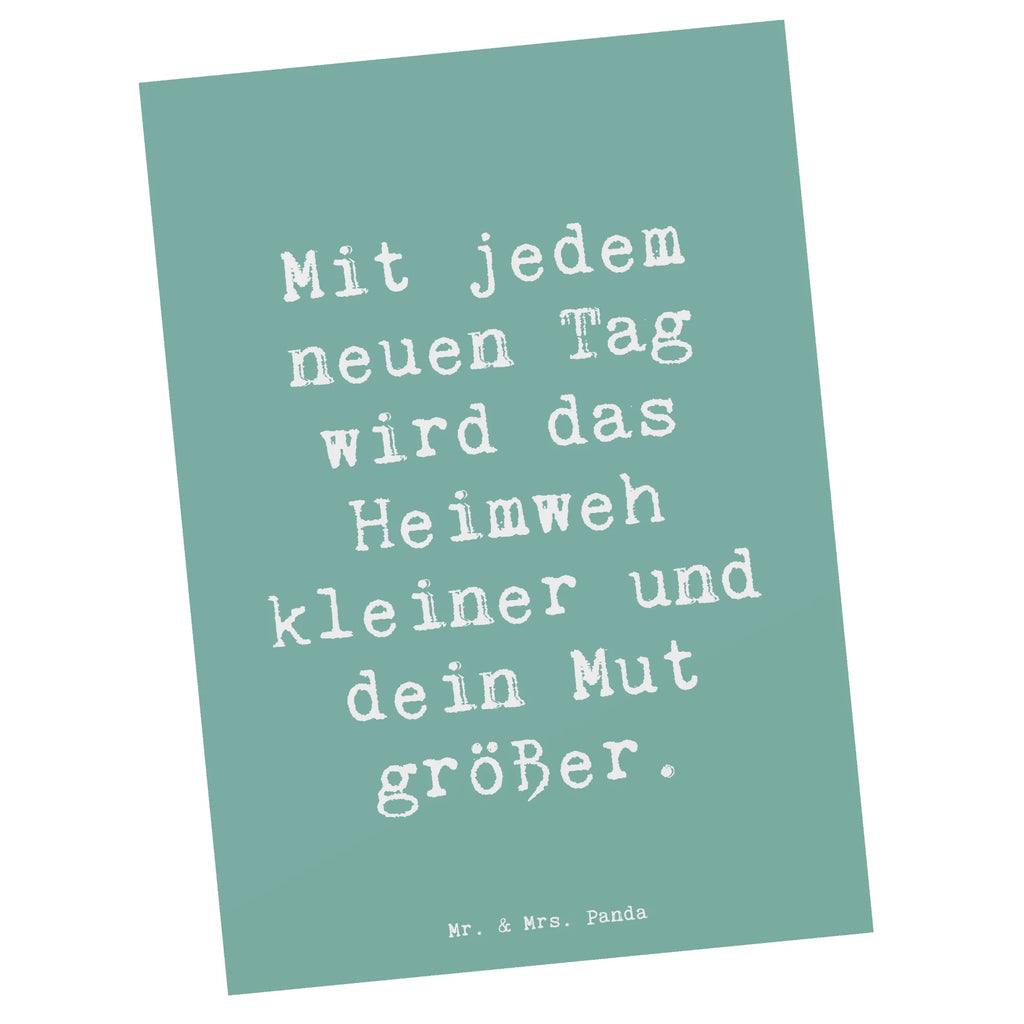 Postkarte Spruch Heimweh überwinden Mut Karte, Einladungskarte, Ansichtskarte, Geschenkkarte, Postkarte, Dankeskarte, Grußkarte, Ansichtskarten, Geburtstagskarte, Einladungskarten Geburtstag, Einladung Geburtstag, Einladung