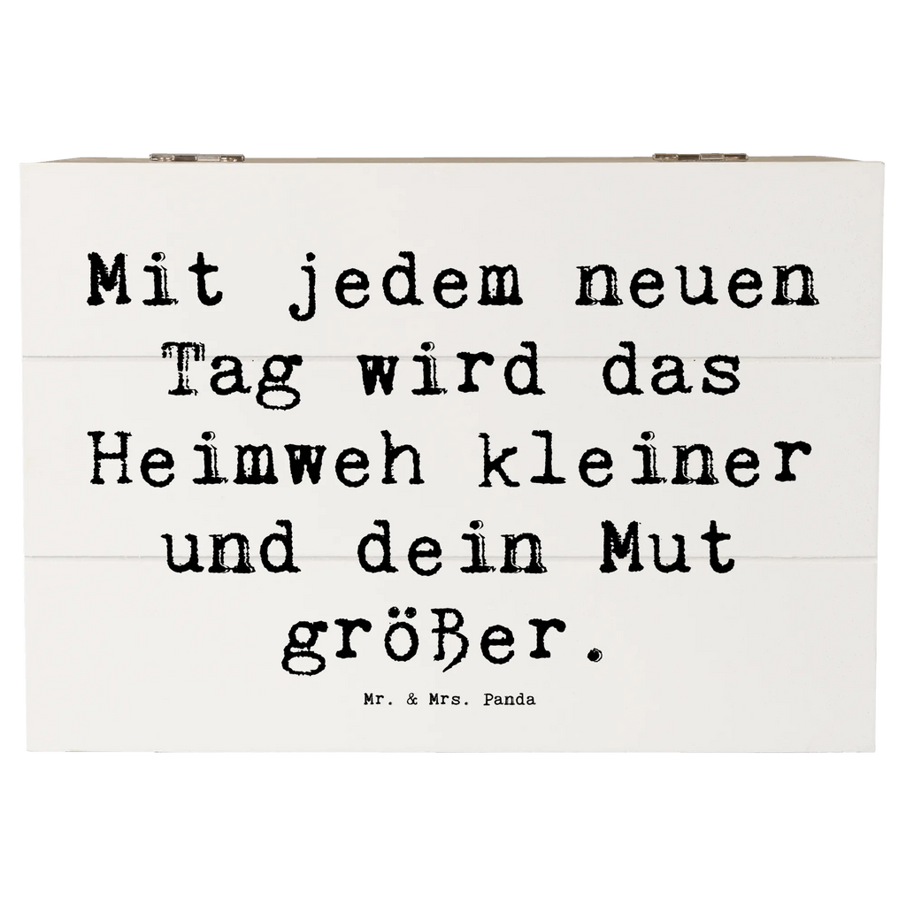 Holzkiste Spruch Heimweh überwinden Mut Dekokiste, Erinnerungsbox, Holzkiste, Erinnerungskiste, Schatzkiste, Aufbewahrungsbox, Schatulle, Truhe, Kiste, Geschenkdose, Geschenkbox, XXL
