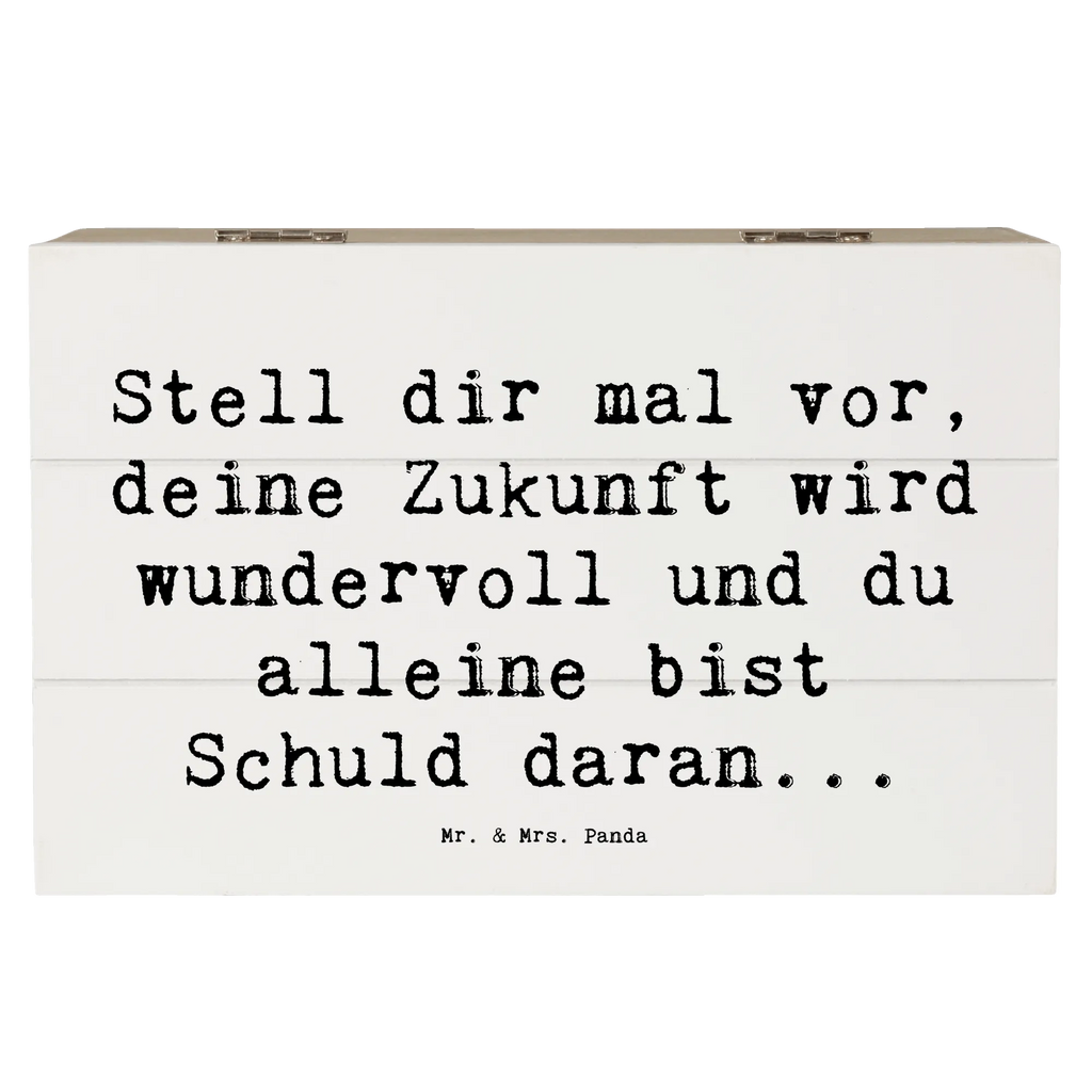 Holzkiste Spruch Mutig zu sich selbst stehen XXL, Geschenkdose, Erinnerungskiste, Aufbewahrungsbox, Schatulle, Geschenkbox, Holzkiste, Kiste, Dekokiste, Truhe, Erinnerungsbox, Schatzkiste