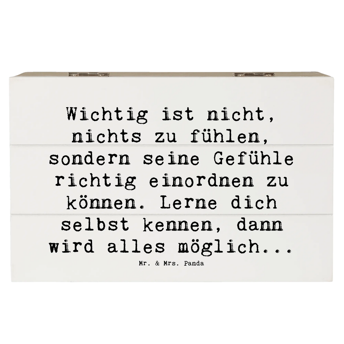 Skrzynia drewniana Przysłowie Wichtig ist nicht, nichts zu fühlen, sondern seine Gefühle richtig einordnen zu können. Lerne dich selbst kennen, dann wird alles möglich... geschenkkiste, schmuckkiste, truhe holz, geschenkbox mit deckel, Aufbewahrungskiste, Holzbox mit Deckel, Aufbewahrungsbox aus Holz, truhe mit deckel, Erinnerungsbox, Schatulle, schmuckbox, geschenkbox holz, holzkästchen, Kiste mit Deckel, aufbewahrungskiste mit deckel, Holztruhe, erinnerungsbox holz, Box aus Holz, Kiste, Schatzkiste, kiste holz, holzschachtel, schatztruhe, Aufbewahrungsbox Holz, fotobox, box holz, Holzkiste, Erinnerungskiste, Holzkiste mit Deckel, Holz Aufbewahrungsbox, fotokiste, schmucktruhe, Box, schatzkiste holz, Geschenkbox, Aufbewahrungstruhe, holzschatulle, Holzbox, Truhe, wanddeko, Dekoration, sprüche, zitate, spruch kollektion, inspiration, motivation, lebensweisheiten, geschenkideen, wohnaccessoires, sprüche sammlung, schöne sprüche, glück, liebe, freude, Lächeln, alltag verschönern, nachhaltige geschenke, Kreativ, Einzigartig, shopify, mr and mrs panda