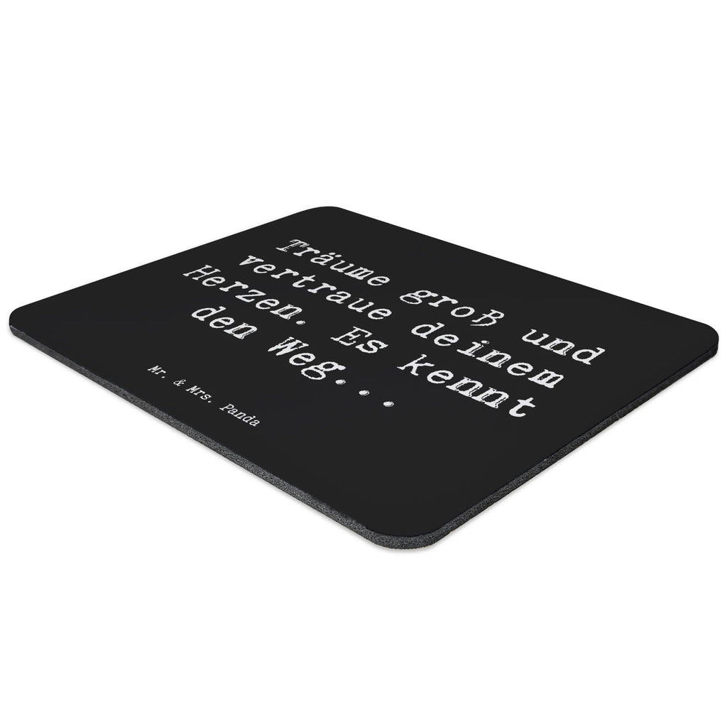 Mouse mat Saying Träume groß und vertraue deinem Herzen. Es kennt den Weg... Mausunterlage, Designer Mauspad, Arbeitszimmer, PC Zubehör, Einzigartiges Mauspad, Mauspad Büro, Büroausstattung, Computer zubehör, Mauspad, Mousepad