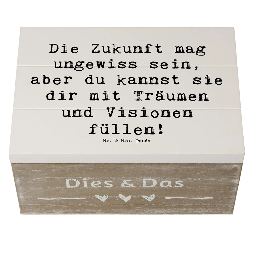 Holzkiste Spruch Zukunftsplanung Ungewissheit annehmen Erinnerungskiste, Schatulle, XXL, Aufbewahrungsbox, Erinnerungsbox, Holzkiste, Schatzkiste, Geschenkdose, Truhe, Kiste, Geschenkbox, Dekokiste
