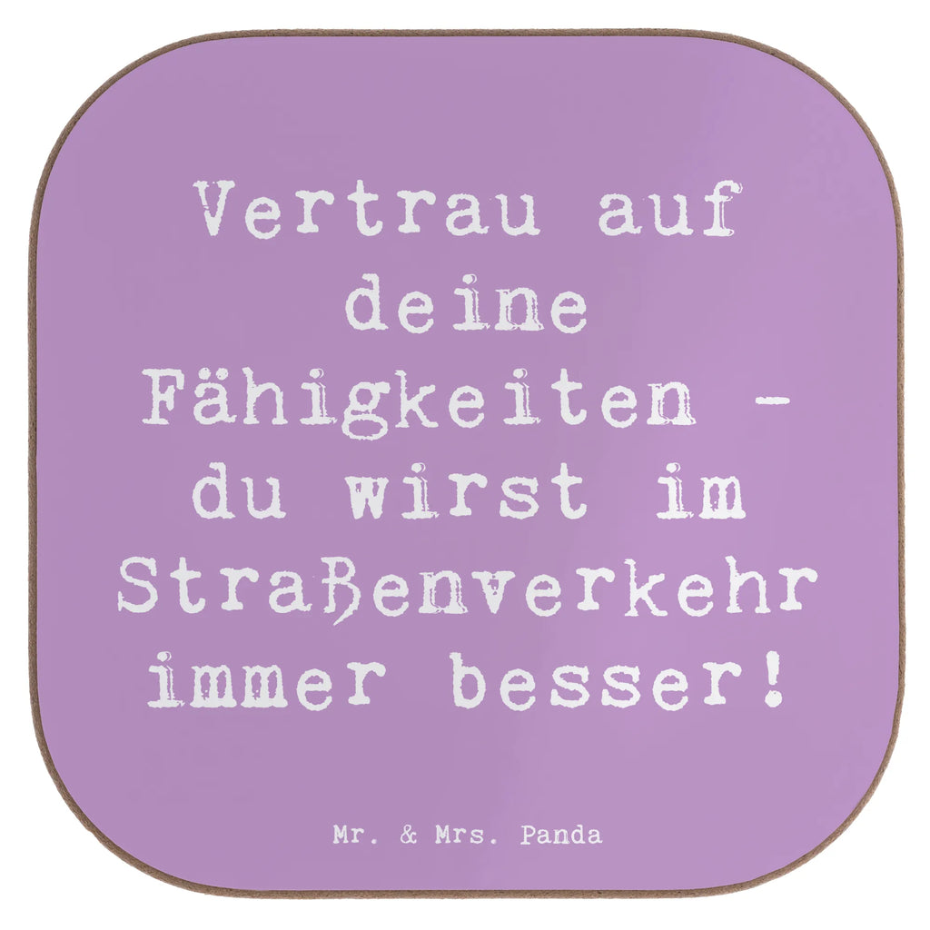 Square coaster Saying Vertrau auf deine Fähigkeiten - du wirst im Straßenverkehr immer besser! Glasuntersetzer, Untersetzer Gläser, Untersetzer, Getränkeuntersetzer, Bierdeckel, Korkuntersetzer, Holzuntersetzer, Untersetzer Design, Untersetzer Holz, Untersetzer aus Holz, Tassen Untersetzer, Untersetzer für Gläser