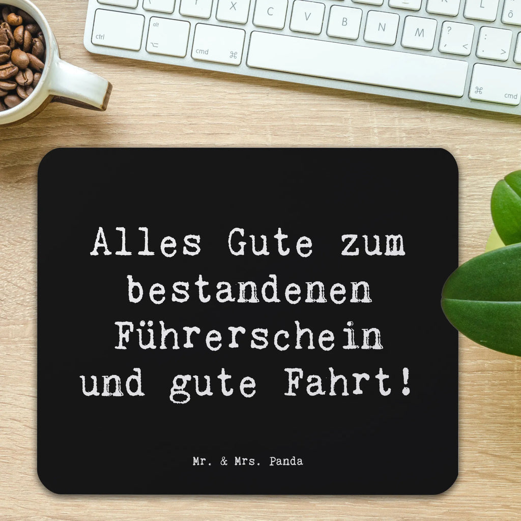 Mouse mat Saying Alles Gute zum bestandenen Führerschein und gute Fahrt! Mausunterlage, Büroausstattung, Mauspad Büro, Arbeitszimmer, Mauspad, Designer Mauspad, Einzigartiges Mauspad, Mousepad, PC Zubehör, Computer zubehör