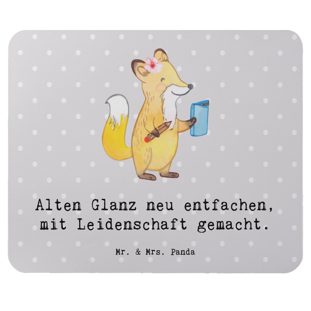 Mouse mat Alten Glanz neu entfachen, mit Leidenschaft gemacht. Mausunterlage, Arbeitszimmer, Mousepad, Büroausstattung, PC Zubehör, Computer zubehör, Mauspad Büro, Mauspad, Designer Mauspad, Einzigartiges Mauspad, Beruf, Ausbildung, Jubiläum, Abschied, Rente, Kollege, Kollegin, Geschenk, Schenken, Arbeitskollege, Mitarbeiter, Firma, Danke, Dankeschön