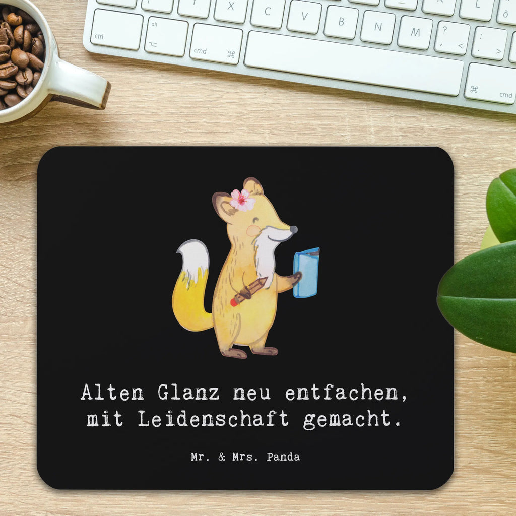 Mouse mat Alten Glanz neu entfachen, mit Leidenschaft gemacht. Mausunterlage, Arbeitszimmer, Mousepad, Büroausstattung, PC Zubehör, Computer zubehör, Mauspad Büro, Mauspad, Designer Mauspad, Einzigartiges Mauspad, Beruf, Ausbildung, Jubiläum, Abschied, Rente, Kollege, Kollegin, Geschenk, Schenken, Arbeitskollege, Mitarbeiter, Firma, Danke, Dankeschön