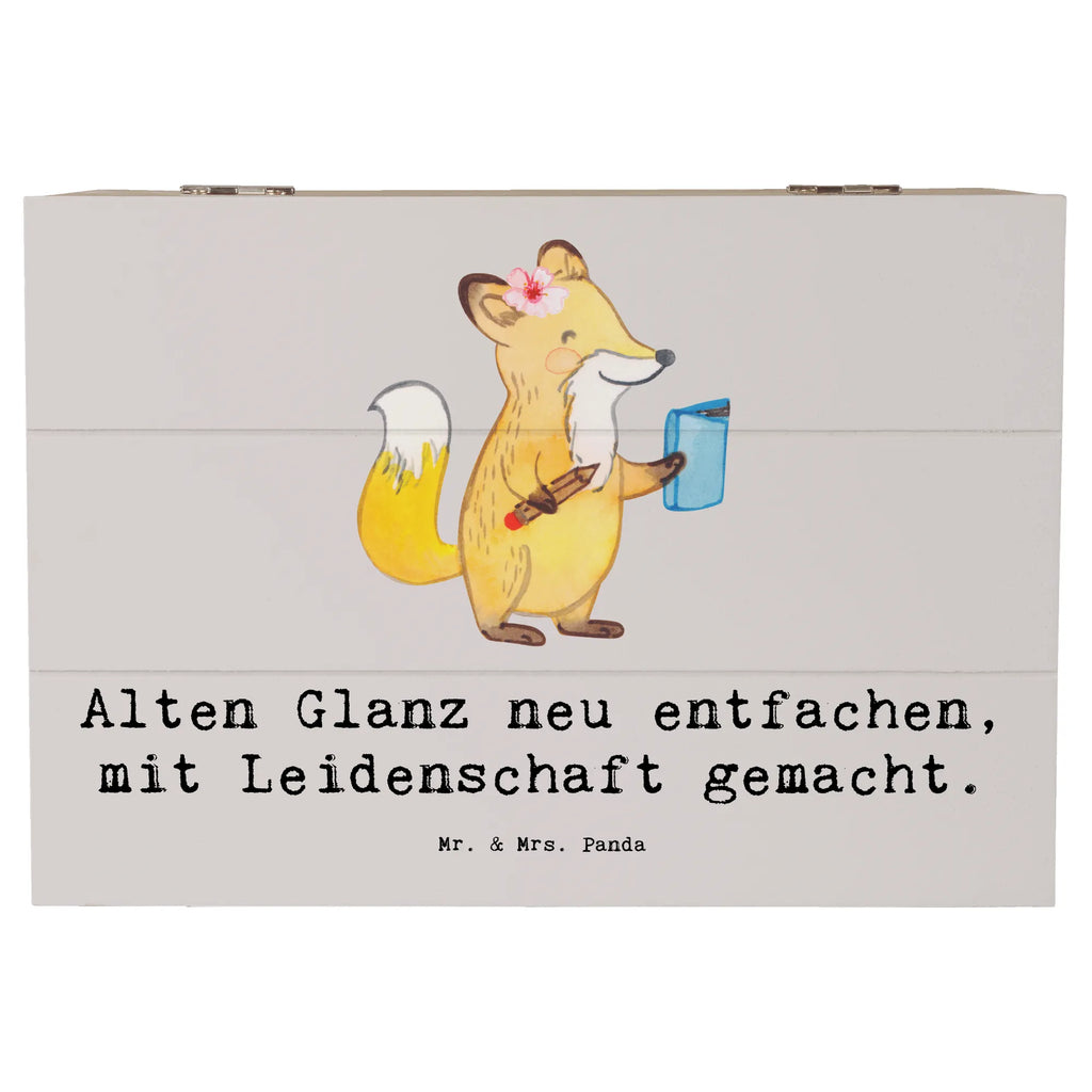 Wooden chest Alten Glanz neu entfachen, mit Leidenschaft gemacht. Truhe, Erinnerungsbox, XXL, Geschenkbox, Geschenkdose, Schatulle, Dekokiste, Aufbewahrungsbox, Erinnerungskiste, Schatzkiste, Kiste, Holzkiste, Beruf, Ausbildung, Jubiläum, Abschied, Rente, Kollege, Kollegin, Geschenk, Schenken, Arbeitskollege, Mitarbeiter, Firma, Danke, Dankeschön