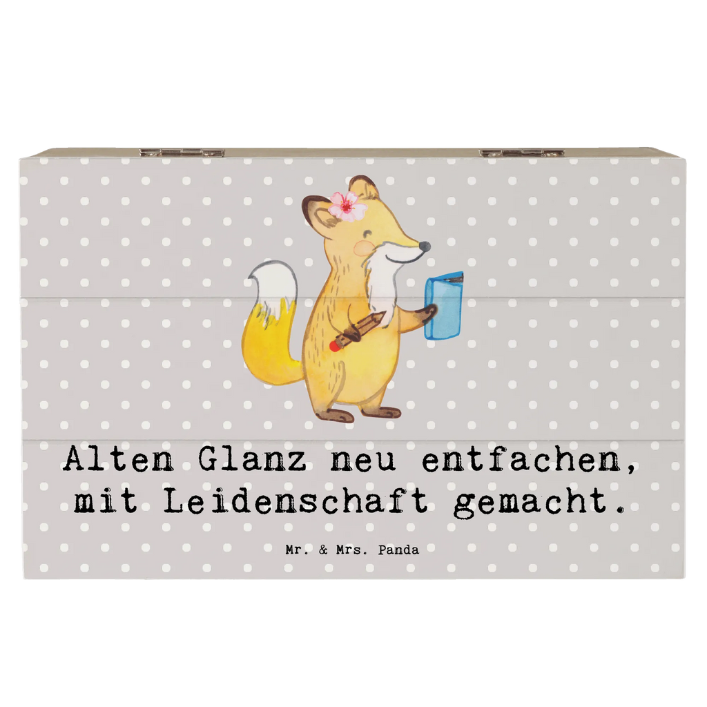 Wooden chest Alten Glanz neu entfachen, mit Leidenschaft gemacht. Truhe, Erinnerungsbox, XXL, Geschenkbox, Geschenkdose, Schatulle, Dekokiste, Aufbewahrungsbox, Erinnerungskiste, Schatzkiste, Kiste, Holzkiste, Beruf, Ausbildung, Jubiläum, Abschied, Rente, Kollege, Kollegin, Geschenk, Schenken, Arbeitskollege, Mitarbeiter, Firma, Danke, Dankeschön